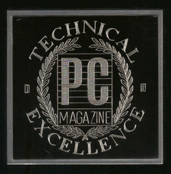 PC Magazine's Award of Excellence